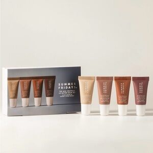 🆕 Summer Fridays limited edition Mini Neutrals Lip Butter Set 🤎